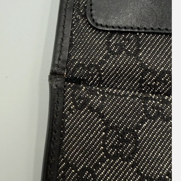 GUCCI GG Web Monogram Black Canvas Crossbody Bag - Picture 7 of 14